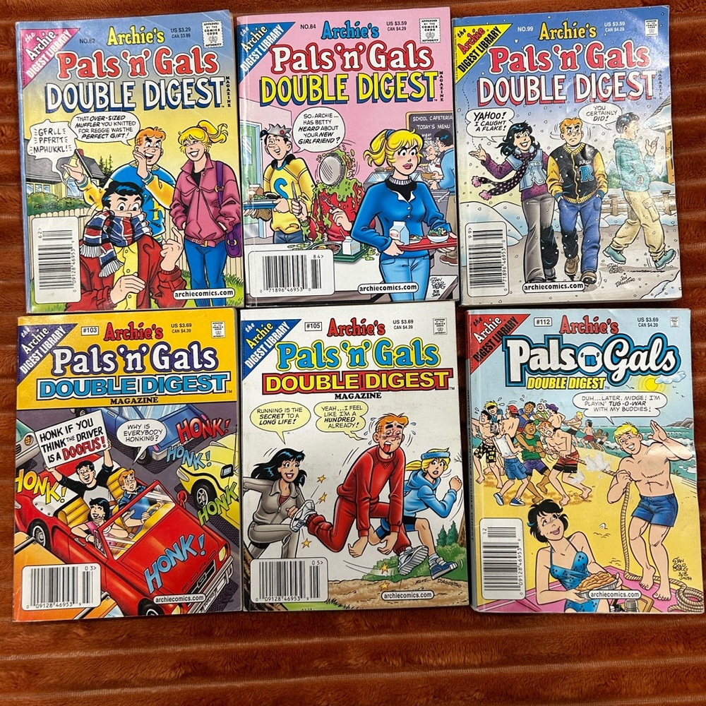 ARCHIE'S PALS‎ 'N' GALS Lot of 11 Archie Comics